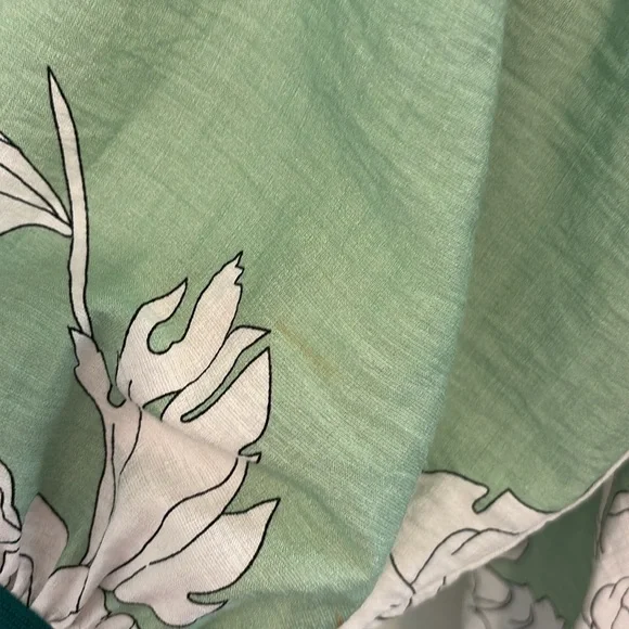 Entro Summer Dress Floral Prints Sz S Mint Green - Picture 8 of 11